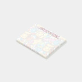 学校パーソナライズされた用品のパターン ポストイット (アングル)