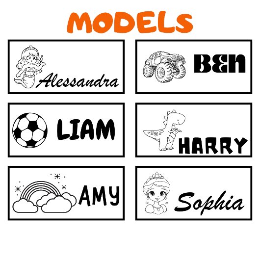 学校パーソナライズされた用品を識別する名前 セルフインキングスタンプ