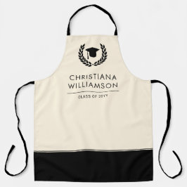 学校パーソナライズされた・大学の卒業エレガント エプロン