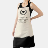 学校パーソナライズされた・大学の卒業エレガント エプロン (インサイチュ)