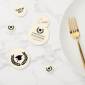 学校パーソナライズされた・大学の卒業エレガント コンフェッティ (グループ)