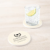 学校パーソナライズされた・大学の卒業エレガント コースター (側面)