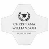 学校パーソナライズされた・大学の卒業エレガント サッカーボール (フラット)