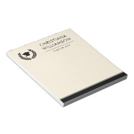 学校パーソナライズされた・大学の卒業エレガント ノートパッド