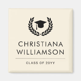 学校パーソナライズされた・大学の卒業エレガント マグネット