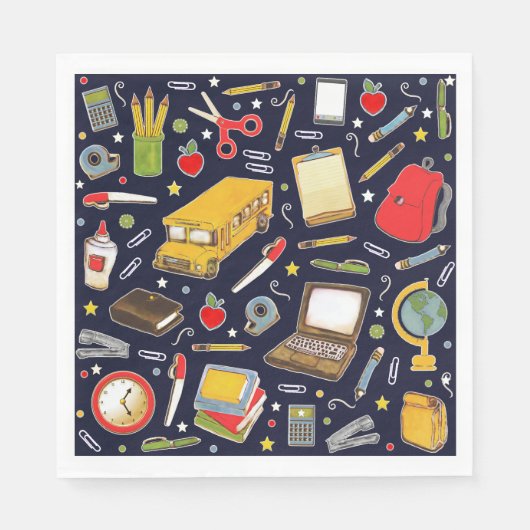 学校パーティー先生ナプキンス スタンダードランチョンナプキン (正面)