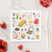 学校パーティー先生 スタンダードランチョンナプキン (インサイチュ)