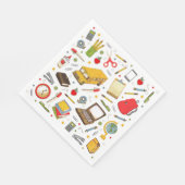 学校パーティー先生 スタンダードランチョンナプキン (角)