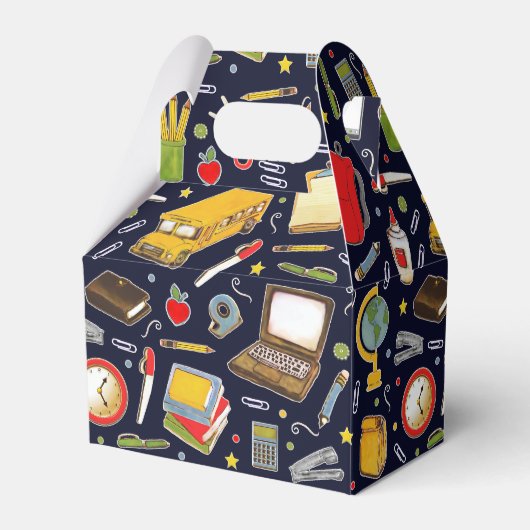 学校パーティー フェイバーボックス (正面サイド)