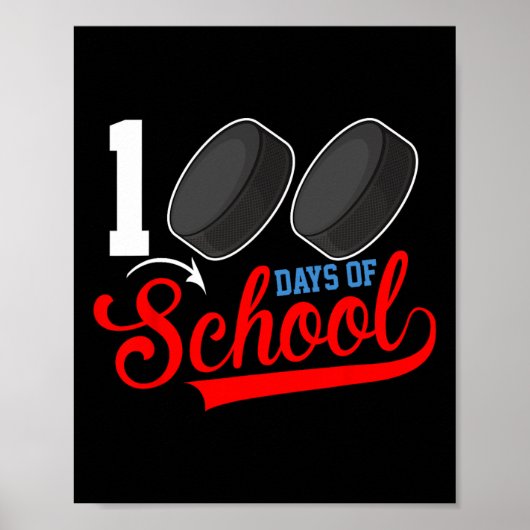 学校ホッケー100日目100日の学校 ポスター (正面)