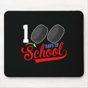 学校ホッケー100日目100日の学校 マウスパッド