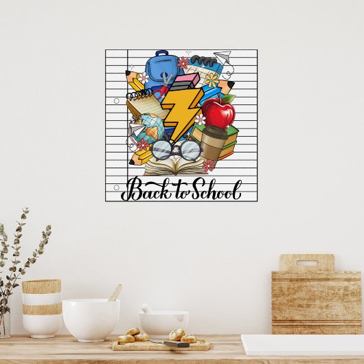 学校ポスター ポスター (キッチン)