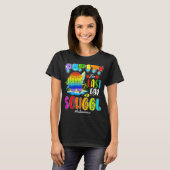学校ポップ・アートの先生の最後の日F Tシャツ (正面フル)