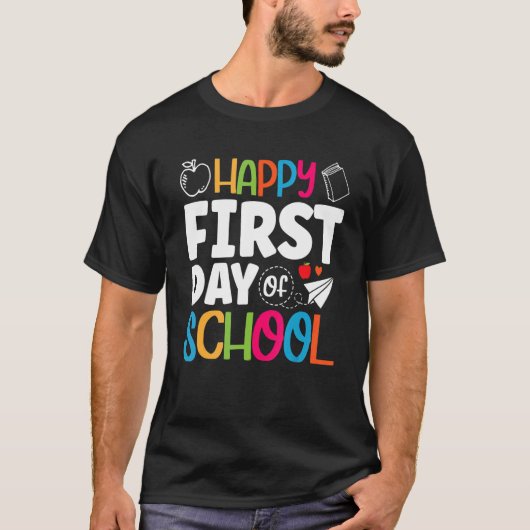 学校マッチングチームの幸せな初日 Tシャツ (正面)