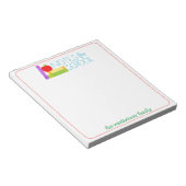 学校メモ帳のメモ ノートパッド (アングル)