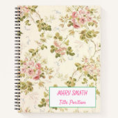 学校モダンフローラ ノートブック (正面)