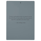 学校モダン先生油絵を描手描きリンゴ クリップボード (裏面)