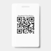 学校モダン大学の学生IDバッジテンプレート バッジ (Back)