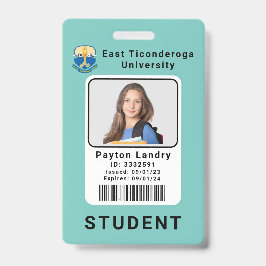 学校モダン大学の学生IDバッジテンプレート バッジ