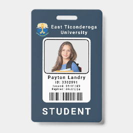 学校モダン大学の学生IDバッジテンプレート バッジ