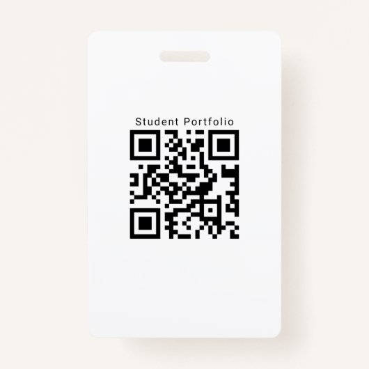 学校モダン大学の学生IDバッジテンプレート バッジ (裏面)