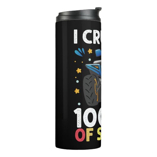 学校モンスタートラックの日100人を粉砕した タンブラー (回転左)