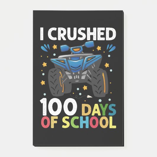 学校モンスタートラックの日100人を粉砕した ポストイット (正面)