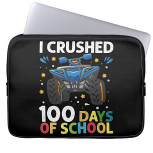 学校モンスタートラックの日100人を粉砕した ラップトップスリーブ