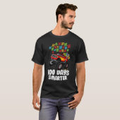 学校モンスタートラックの100日目頭が切れる100_5 Tシャツ (正面フル)