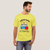 学校モード有効化された学校開始 Tシャツ (正面フル)