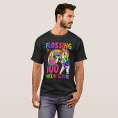 学校ユニコーンの100日を通してフロッシング Tシャツ (正面フル)