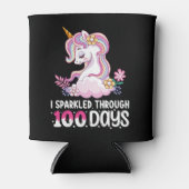 学校ユニコーンの100日を通して輝いた 缶クーラー (正面)