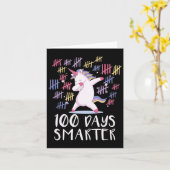学校ユニコーン100日 カード (黄色い花)
