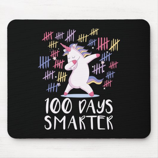 学校ユニコーン100日 マウスパッド (正面)