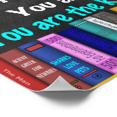 学校ライブラリ教室の印刷可能ポスター ポスター (角)