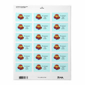 学校ラベル（トイカー） ラベル (フルシート)