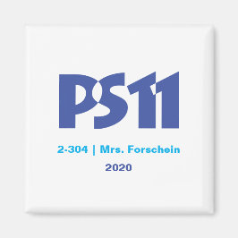 学校ロゴのシンプル マグネット