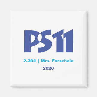 学校ロゴのシンプル マグネット