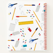 学校事務用品先生モノグラム ノートブック (裏面)