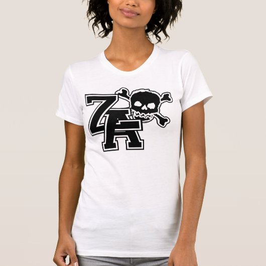 学校代表のスカル Tシャツ (正面)