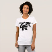 学校代表のスカル Tシャツ (正面フル)