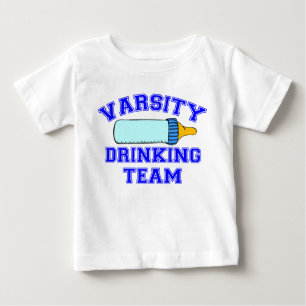 学校代表の飲むチーム ベビーTシャツ