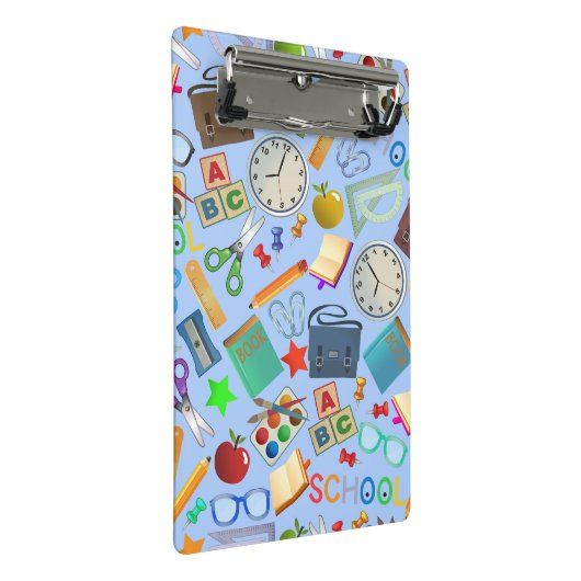 学校供給のコラージュ ミニクリップボード (アングル)