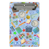 学校供給のコラージュ ミニクリップボード (正面)