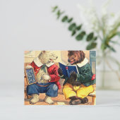 学校保の熊 ポストカード (スタンド正面)