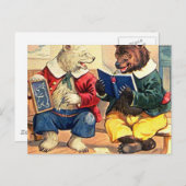 学校保の熊 ポストカード (正面/裏面)