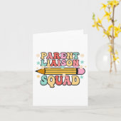 学校保護者連絡協議会 レトロ バックトゥスクール カード (黄色い花)