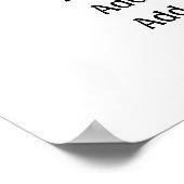 学校先生の教室の規則。 by SRF ポスター (角)