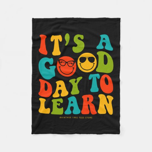 学校先生の日Grにとって良い日学 フリースブランケット (正面)