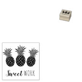 学校先生の甘い仕事パイナップル ラバースタンプ (押印)